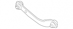 Upper control arm rear right Mitsubishi Outlander 16-21 rest