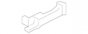 Hood seal left Audi Q7 16- OEM