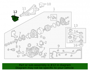 Honda HR-V 16-22 Front Rear Differential Bracket
