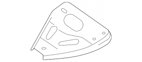 Front subframe burdock left Nissan Altima 13-18