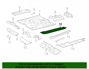 Bottom protection left Toyota Avalon 13-18