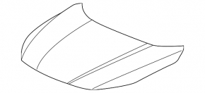 Hood bare Honda Insight 19-22 graphite NH797M