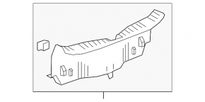 Trunk opening trim Chevrolet Cruze 16-