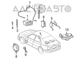 Right tweeter for Lexus IS200 IS300 99-01