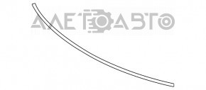 Front bumper seal rubber upper Kia Optima 11-16 usa