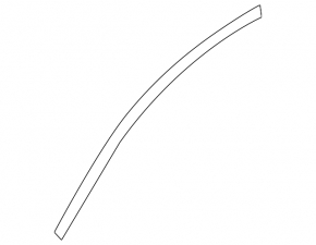 Upper door molding front left Hyundai Kona 18-23