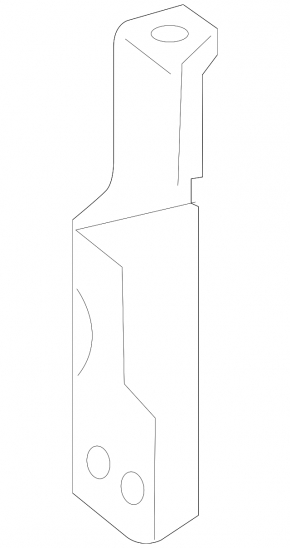 Front bumper bracket left Mercedes GLK-class X204 10-15