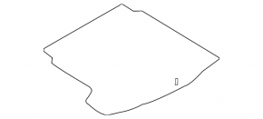 Trunk floor Mazda 3 19-4d black, Japan built