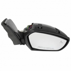 Side mirror left Ford Escape MK3 17-19 rest, red, 14 pins, turn signal, BSM, backlight