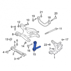 Rear left vertical lever Ford Explorer 20-