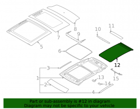 Lincoln Corsair 20-26 panoramic sunshade