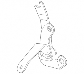 Catalytic converter bracket BMW X5 F15 14-18 N55
