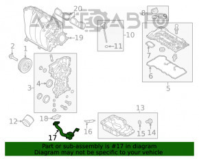 Oil receiver Hyundai Tucson 16