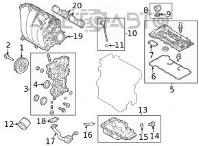 Oil receiver Hyundai Tucson 16