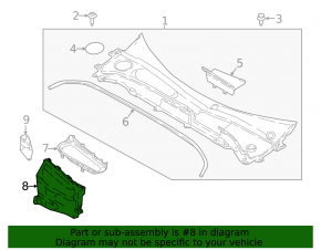 Volvo XC60 18-26 Heater Air Intake Type 1, Part 2