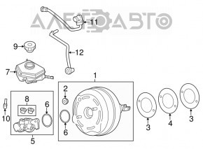 BMW 4 F32/33/36 14-20 Master Brake Tank with Lid
