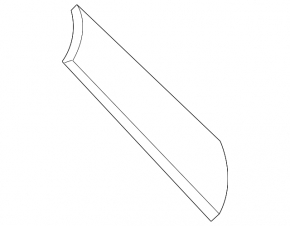 Rear pillar trim left Mini Cooper Countryman R60 10-16