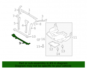 Subaru b9 Tribeca TV lower bar