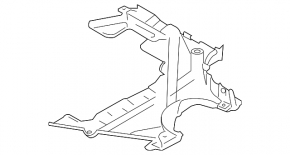 Underbody protection rear left BMW 5 G30 17-23