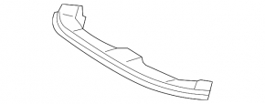 Front bumper mounting strip, central, Lexus GX460 10-13 pre-restyling