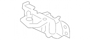 Mitsubishi Lancer 10-17 hood lock without sensor