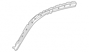 Front roof pillar left Honda Accord 13-17
