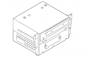 Radio tape recorder BMW X5 F15 14-18 for navigation, for rear monitors