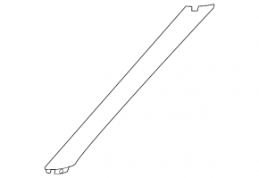 Front pillar trim outer front right Nissan Maxima A36 16-17