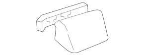 Driver's seat runner trim rear right Honda CRV 17-22