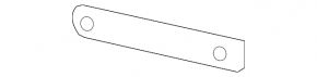Rear bumper mount right Infiniti QX50 14-15