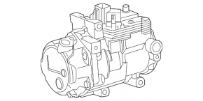 Toyota Rav4 13-18 Hybrid Air Conditioning Compressor