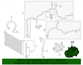 Toyota Rav4 16-18 Hybrid Air Conditioning Compressor