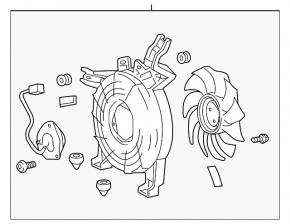 Toyota Sequoia 08-16 Air Conditioner Fan Assembly