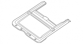 Sunroof mechanism frame Nissan Sentra 13-19