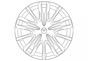Wheel disk R17 Mazda CX-5 17- light curb