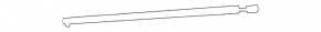Left hood shock absorber G-class W463 G550 19-24
