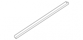 Front left inner window seal for Ford Ecosport 18-22