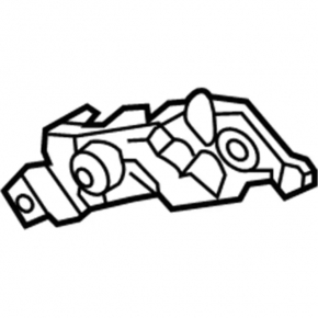 Left outer rear bumper mount for Lincoln MKX 16-18
