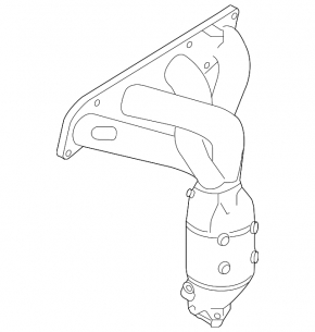 Exhaust manifold with catalytic converter Nissan Rogue 14-20