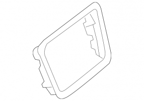 Mercedes GLA 14-20 radio frame chrome