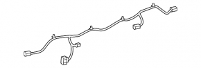 Chevrolet Volt 11-15 rear bumper wiring for parking sensor and rear view camera, broken connectors