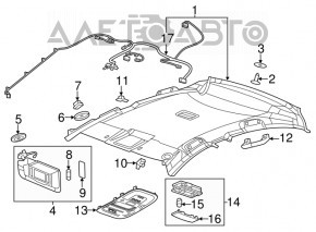 Chevrolet Volt 11-15 Headliner