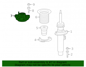 Front left shock absorber support BMW 2 G42 22-26 230i