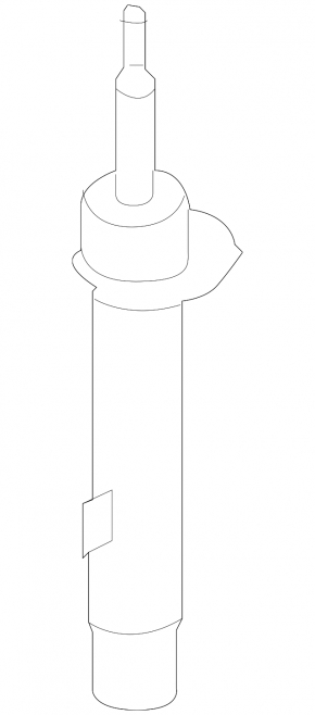 Front left shock absorber BMW X1 E84 13-15 2.0T N20, RWD