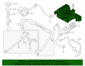 Kia Niro 23-26 PHEV Carbon Canister Assembled