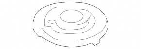 Lower rear right spring gasket Audi Q7 16-19