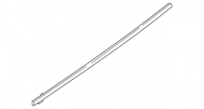 Molding door-glass central rear right BMW X1 F48 16-22 chrome