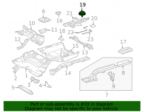 Spare wheel mount Toyota Rav4 19-