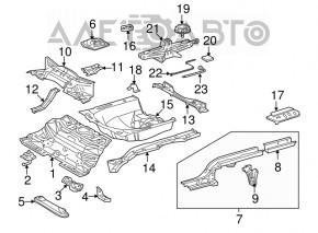 Spare wheel mount Toyota Rav4 19-