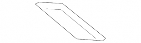 Front bumper mount, left wing, Infiniti Q60 17-20